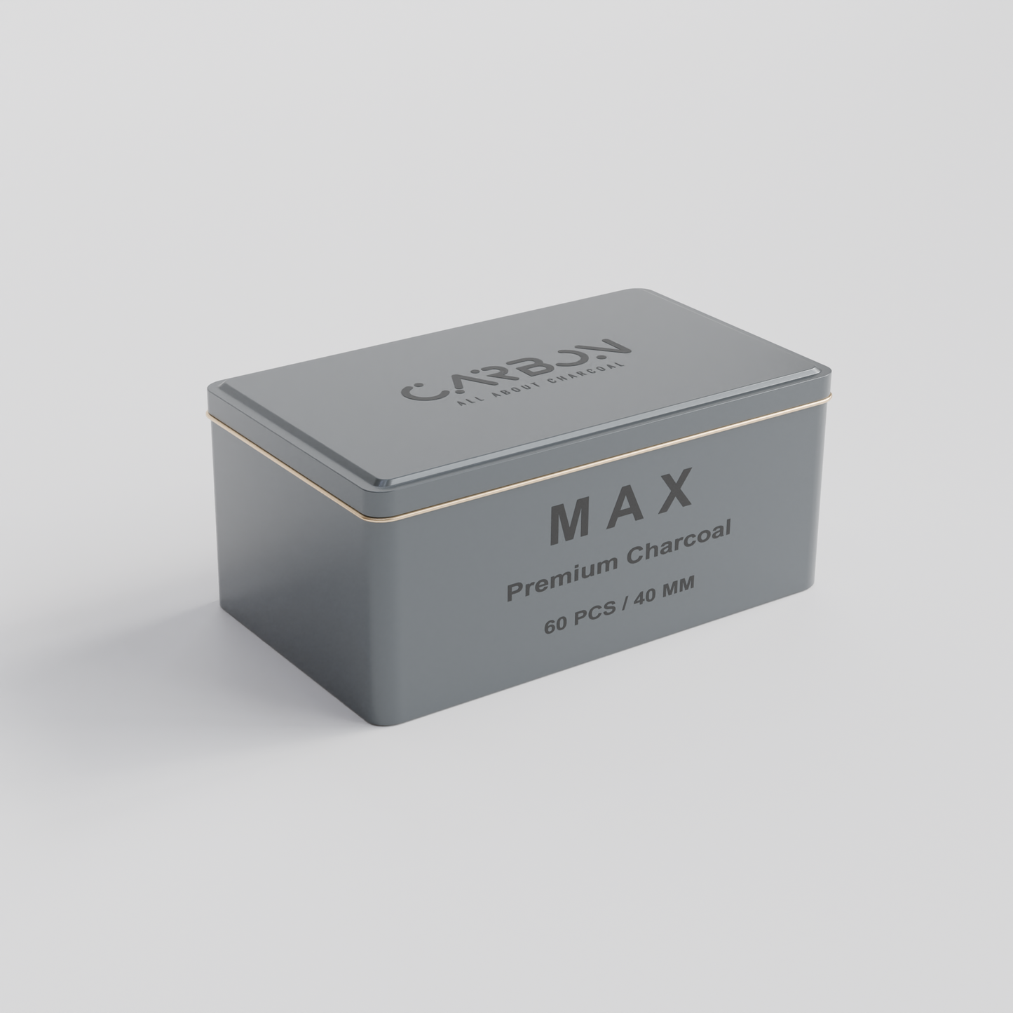 MAX – Premium Charcoal – 40MM / 60 Pcs