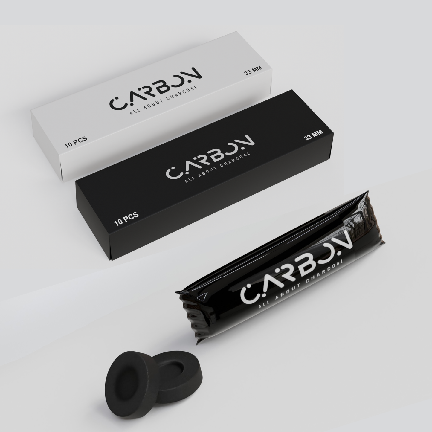 The Classic Bundle - Premium Charcoal - 33MM / 1000 Pcs