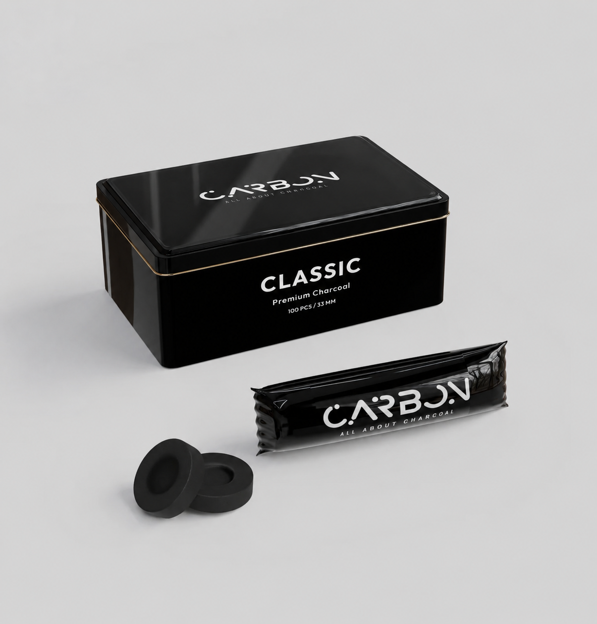 باقة Signature Charcoal من كاربون — رحلة الفحم الكاملة بباقة وحدة.