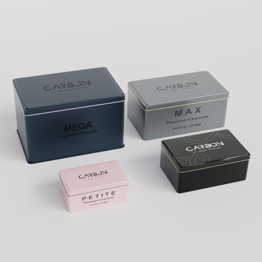 Signature Charcoal Pack - 4 Premium Charcoal Boxes – One of Each Size