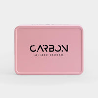 Carbon Petite pink tin, front view